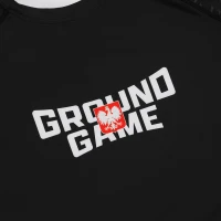 GROUND GAME Rashguard MMA Polska 3.0 Czarny Długi Rękaw