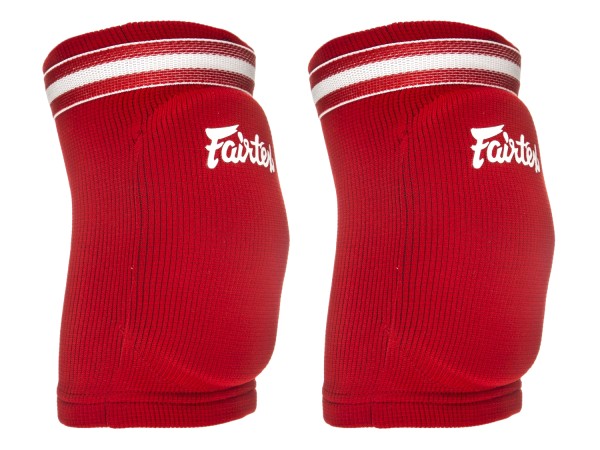 FAIRTEX Ochraniacze Łokci do Muay Thai 'Competition' Profilowane Czerwone