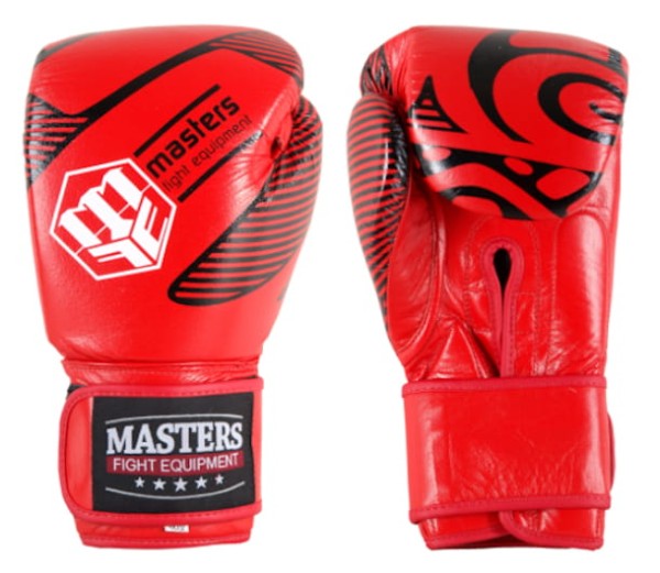 MASTERS Rękawice Bokserskie RBT-RED