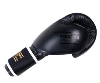 MASTERS Rękawice Bokserskie RBT-BLACK
