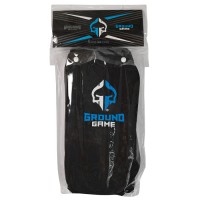 GROUND GAME Ochraniacze Piszczeli i Stopy Elastyczne z Rzepem Czarne