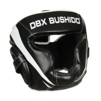 BUSHIDO Kask Bokserski Sparingowy Czarno-Biały