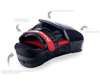 BUSHIDO Łapy Trenera Profilowane GEL Skórzane