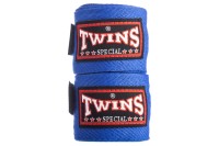 Owijki TWINS SPECIAL Bandaże Bokserskie CH-1 Niebieskie 5m (bawełniane)