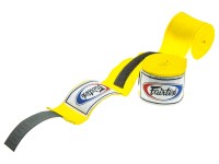 Owijki FAIRTEX Bandaże Bokserskie HW2 Żółte 4,5m (elastyczne)