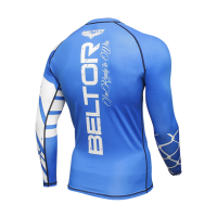 BELTOR Rashguard MMA Predator Niebiesko-Biały