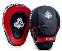 BUSHIDO Łapy Trenera Profilowane GEL Skórzane