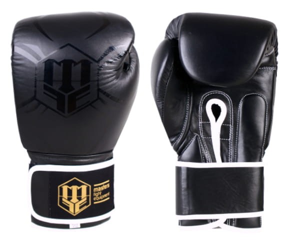 MASTERS Rękawice Bokserskie RBT-BLACK