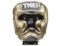TOP KING Kask Bokserski Snake Skin TKHGSS-02BK_GD Złoty
