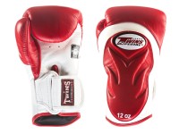 TWINS Rękawice Bokserskie BGVL-6 Czerwono-Białe