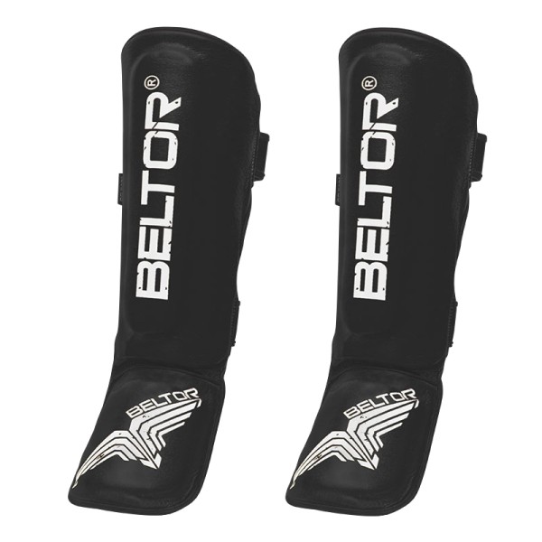BELTOR Ochraniacze Piszczeli i Stopy Pro Czarne
