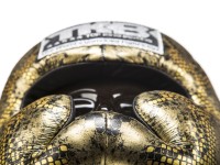 TOP KING Kask Bokserski Snake Skin TKHGSS-02BK_GD Złoty