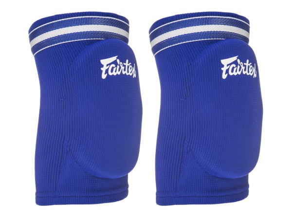 FAIRTEX Ochraniacze Łokci do Muay Thai 'Competition' Profilowane Niebieskie