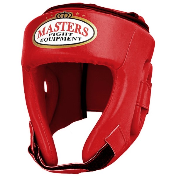 MASTERS Kask Bokserski Turniejowy KTOP-PU Czerwony