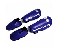 FAIRTEX Ochraniacze Piszczeli SP7 Twister Niebieskie (odpinana stopa)