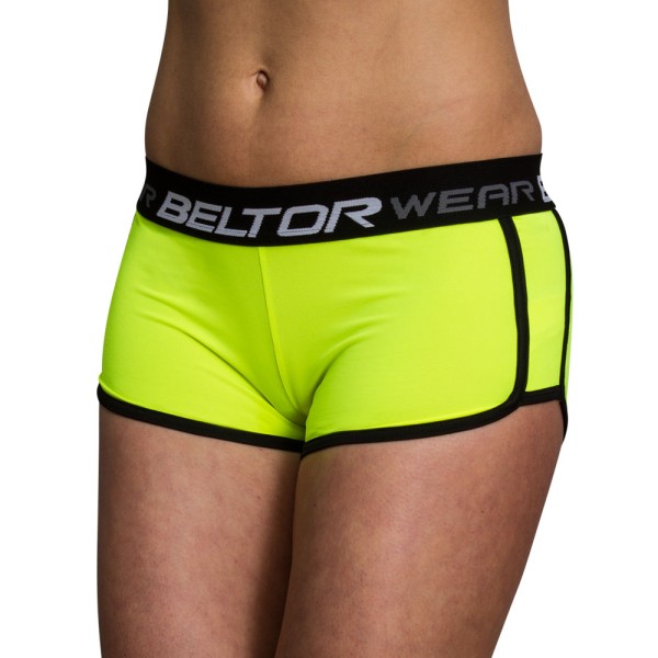 BELTOR Spodenki Damskie Yellow Neon 01