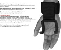 BUSHIDO Grip Strap - Komplet Haków Treningowych