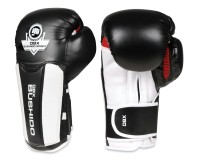 BUSHIDO Rękawice Bokserskie DBX Biało-Czarne