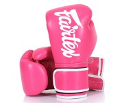 FAIRTEX Rękawice Bokserskie BGV14 Różowo-Białe