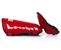 FAIRTEX Ochraniacze Piszczeli SP7 Twister Czerwone (odpinana stopa)