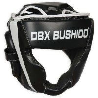 BUSHIDO Kask Bokserski Sparingowy Czarno-Biały
