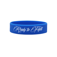 BELTOR Opaska Wristband - Ready to fight (niebieska)