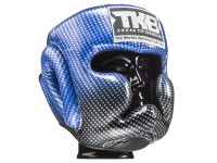 TOP KING Kask Bokserski Sparingowy Super Star Niebieski