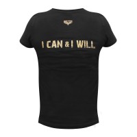 BELTOR T-shirt Damski - I Can & I Will (Slim Fit)