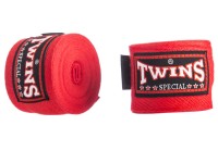 Owijki TWINS Bandaże Bokserskie CH-1 Czerwone 5m (bawełniane)