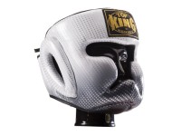 TOP KING Kask Bokserski Sparingowy Super Star Srebrny