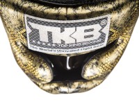TOP KING Kask Bokserski Snake Skin TKHGSS-02BK_GD Złoty