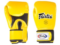 FAIRTEX Rękawice Bokserskie BGV1-B Żółte z Siateczką