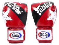 FAIRTEX Rękawice Bokserskie BGV1-N Nation Print Czerwone