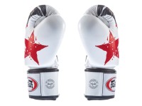 FAIRTEX Rękawice Bokserskie BGV1-N Nation Print Białe