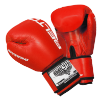 BELTOR Rękawice Bokserskie Sparring Czerwone
